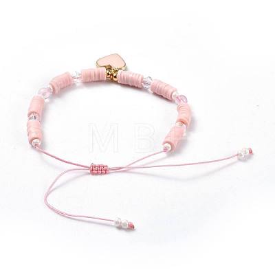 Adjustable Nylon Thread Braided Beads Bracelets BJEW-JB04457-01-1