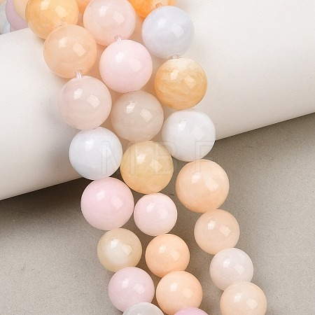 Natural Green Jade Graduated Beads Strands GG-CBA2AE1-A06-B-1