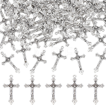 100Pcs Tibetan Style Alloy Pendants TIBE-UN0001-16-1