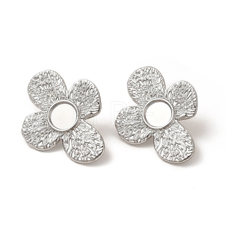 Non-Tarnish 304 Stainless Steel Stud Earrings Findings EJEW-I281-43P-1
