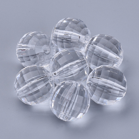 Transparent Acrylic Beads TACR-Q254-24mm-V01-1