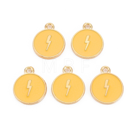 Alloy Enamel Pendants ENAM-S121-184B-1