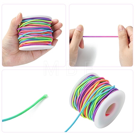 25M Segment Dyed Round Elastic Cord EW-YW0001-13-1