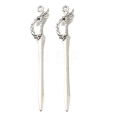 Tibetan Style Alloy Big Pendants FIND-G078-32E-AS-1