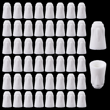 50Pcs Porcelain Wiring Terminal Cap AJEW-HY0003-40-1