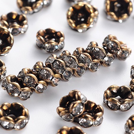 Rack Plating Brass Beads KK-O083-D-AB-RS-1