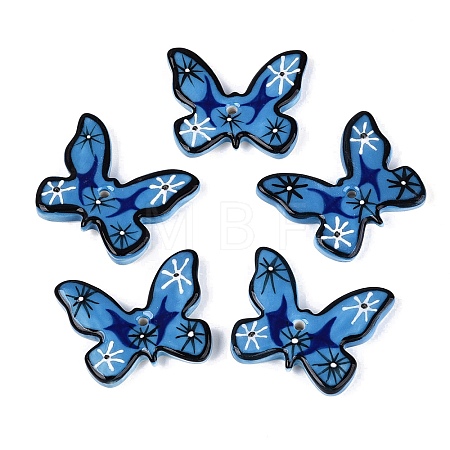 Handmade Porcelain Beads PORC-Q008-02F-1