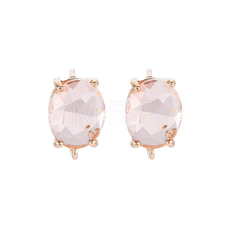Brass Stud Earring Findings KK-S364-163H-1