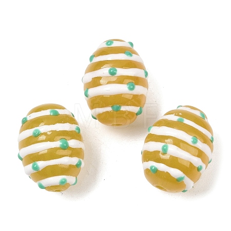 Glass Imitation Jade Beads GLAA-L051-02C-1