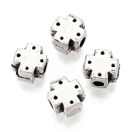 Tibetan Style Alloy Beads PALLOY-T093-35AS-1