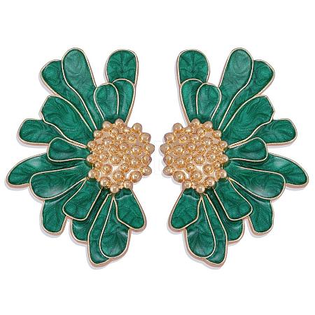 Vintage Flower Stud Earrings for Women JE1095B-1