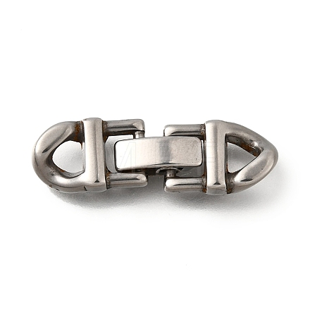 304 Stainless Steel Fold Over Clasps STAS-M119-05P-02-1