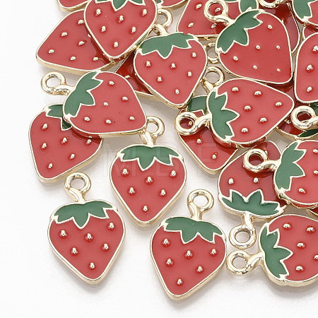 Alloy Enamel Pendants FIND-N048-017-1