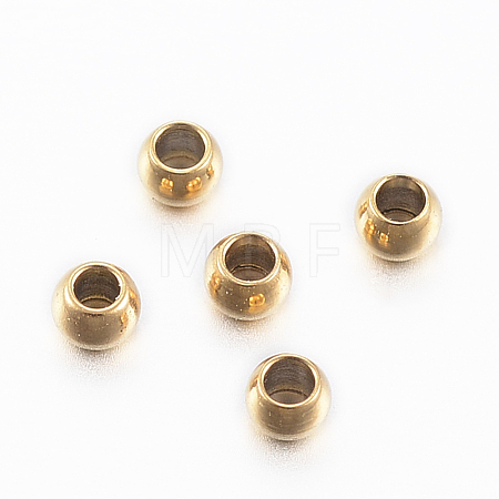 Ion Plating(IP) 304 Stainless Steel Beads X-STAS-H394-08G-1
