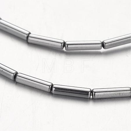 Electroplate Non-magnetic Synthetic Hematite Bead Strands G-F300-37B-01-1
