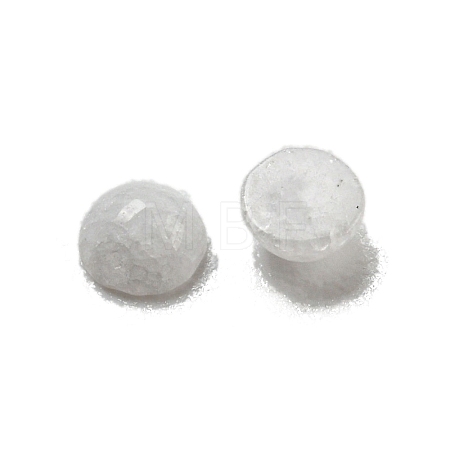 Natural White Jade Cabochons G-H309-02-10-1