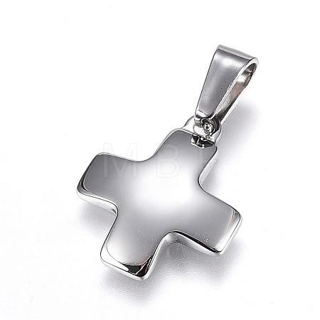 Tarnish Resistant 304 Stainless Steel Charms STAS-H329-99P-1