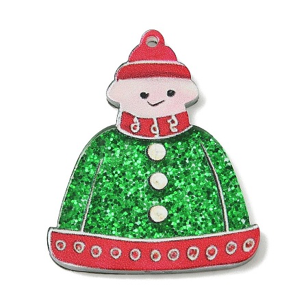 Christmas Acrylic Pendants OACR-I028-02F-1