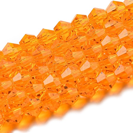 Transparent Glass Beads Strands EGLA-A039-T6mm-D23-1