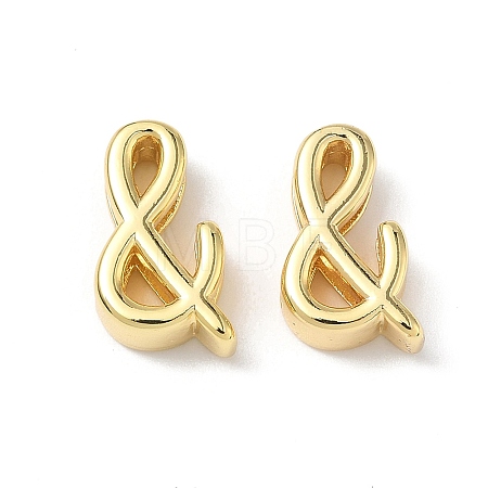 Brass Slide Charms KK-L253-14G-1