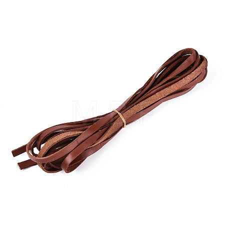 5M Flat Cowhide Leather Jewelry Cord WL-N001-01-1