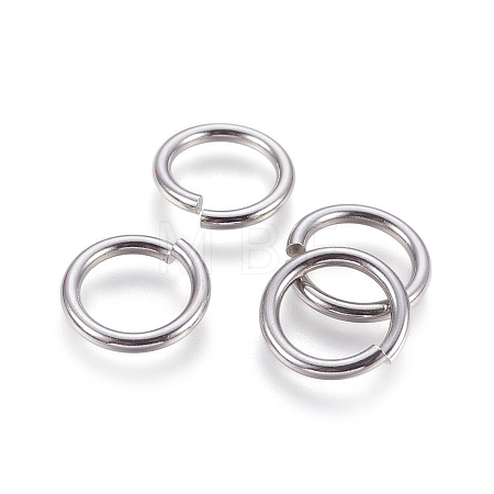 Tarnish Resistant 304 Stainless Steel Saw Cut Open Jump Rings STAS-P212-25P-05-1