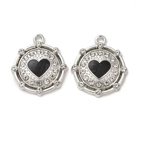 Alloy Enamel Pendants FIND-K030-17B-P-1