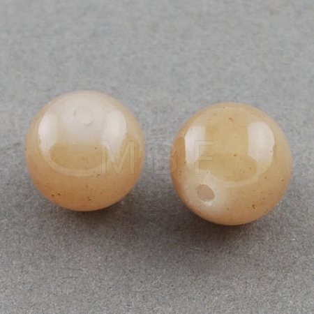 Imitation Jade Glass Beads Strands DGLA-S076-4mm-28-1