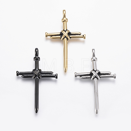 304 Stainless Steel Big Pendants STAS-F157-07-1