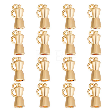 16Pcs Brass Charms KK-GO0001-51-1