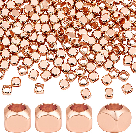 200Pcs Brass Spacer Beads KK-PH0014-97RG-1