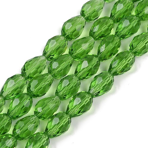 Transparent Glass Beads Strands EGLA-N013-T10mm-D14-1