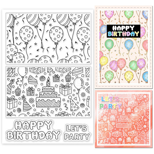 Custom PVC Plastic Clear Stamps DIY-WH0448-0528-1