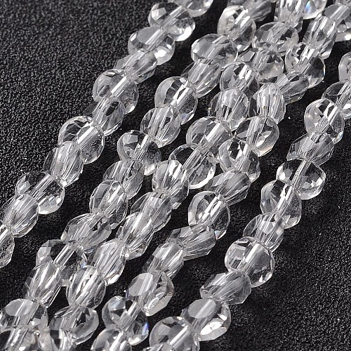 Glass Beads Strands EGLA-J137-6mm-A-01-1