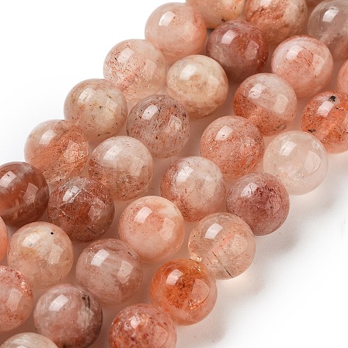 Natural Sunstone Beads Strands G-P488-04C-01-1