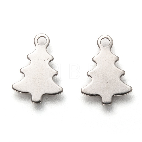 Christmas 201 Stainless Steel Charms STAS-C017-03A-P-1