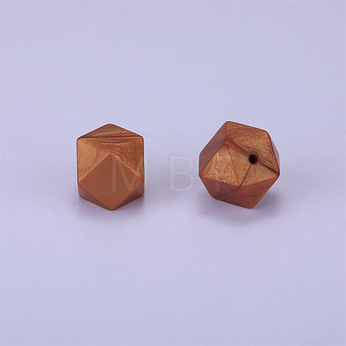 Hexagonal Silicone Beads SI-JX0020A-39-1