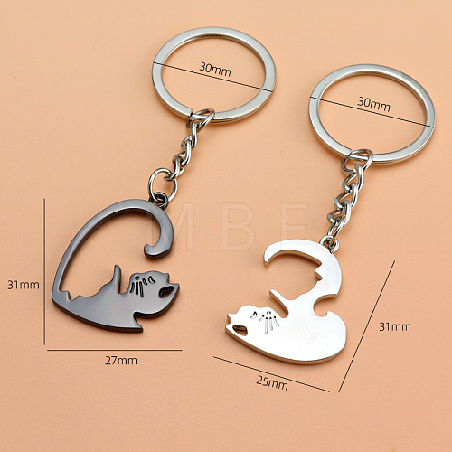 Alloy Couples Keychain KEYC-PW0002-078E-1