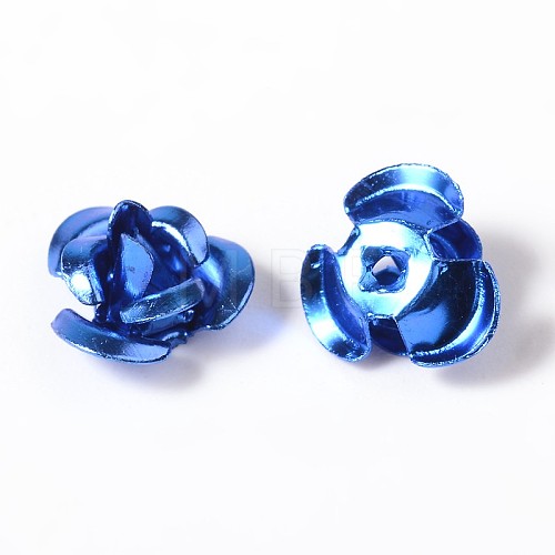 Flower Aluminum Beads ALUM-I001-06-1