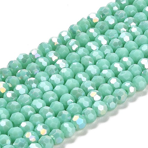 Opaque Glass Beads Stands EGLA-A035-P4mm-B14-1