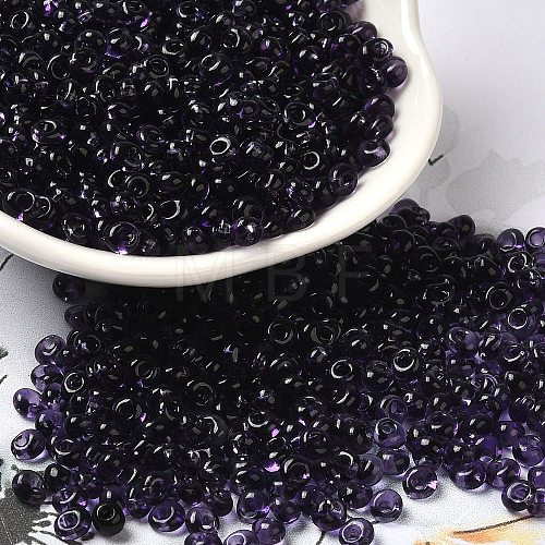 Transparent Colours Glass Seed Beads SEED-P006-02A-12-1