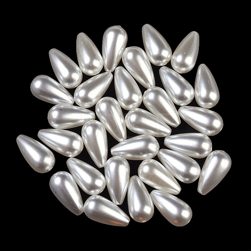 ABS Plastic Imitation Shell Pearl Beads X-KY-S171-18H-1