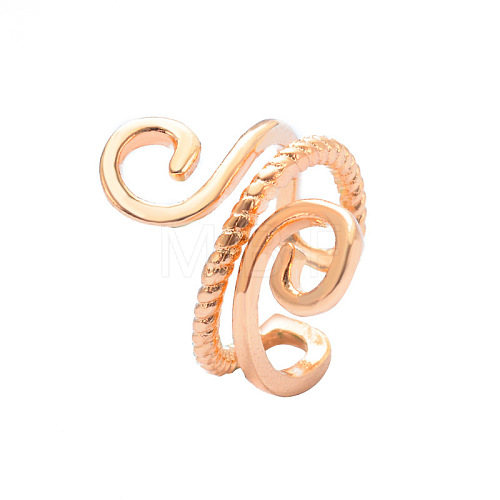 Brass Cuff Earrings for Women WG29A67-03-1