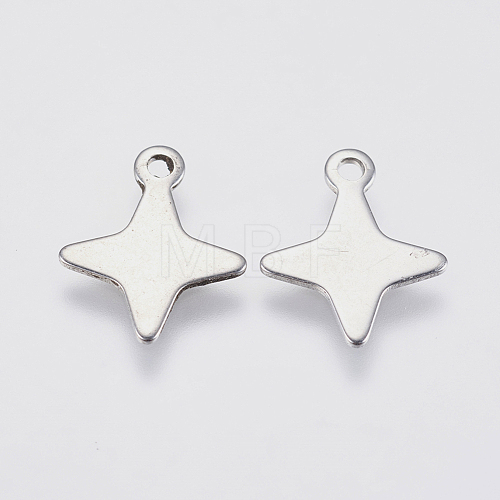 Tarnish Resistant 201 Stainless Steel Charms STAS-F139-009P-1