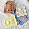 Food Grade Arch with Bear DIY Silicone Candle Molds PW-WG95CD4-01-5