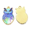 Printed Alloy Pendants ENAM-D051-16G-08-1