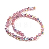 Baking Painted Transparent Glass Beads Strands GLAA-F029-TM6mm-07-2