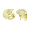 Rack Plating Brass Twist Stud Earrings EJEW-Z035-05G-1