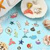 40Pcs 20 Styles Ocean Theme DIY Pendants Kits ENAM-YW0004-04-5