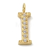 Ion Plating(IP) 304 Stainless Steel Micro Pave Cubic Zirconia Pendants STAS-Z107-03G-09-1